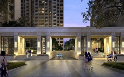 魯能城中央公館三期園林景觀